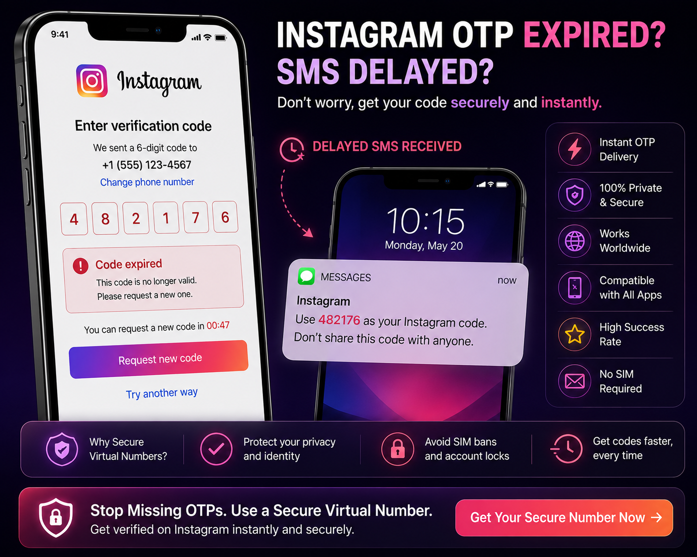 Why Instagram OTP Is Not Working (And How to Fix It in 2026)